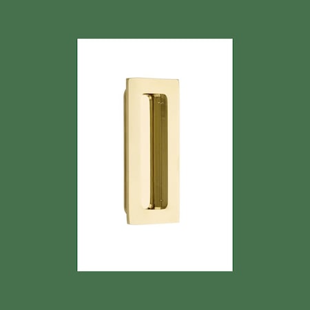 Patioplus 4 in. Modern Rectangular Flushpull - Polished Brass PA3239599